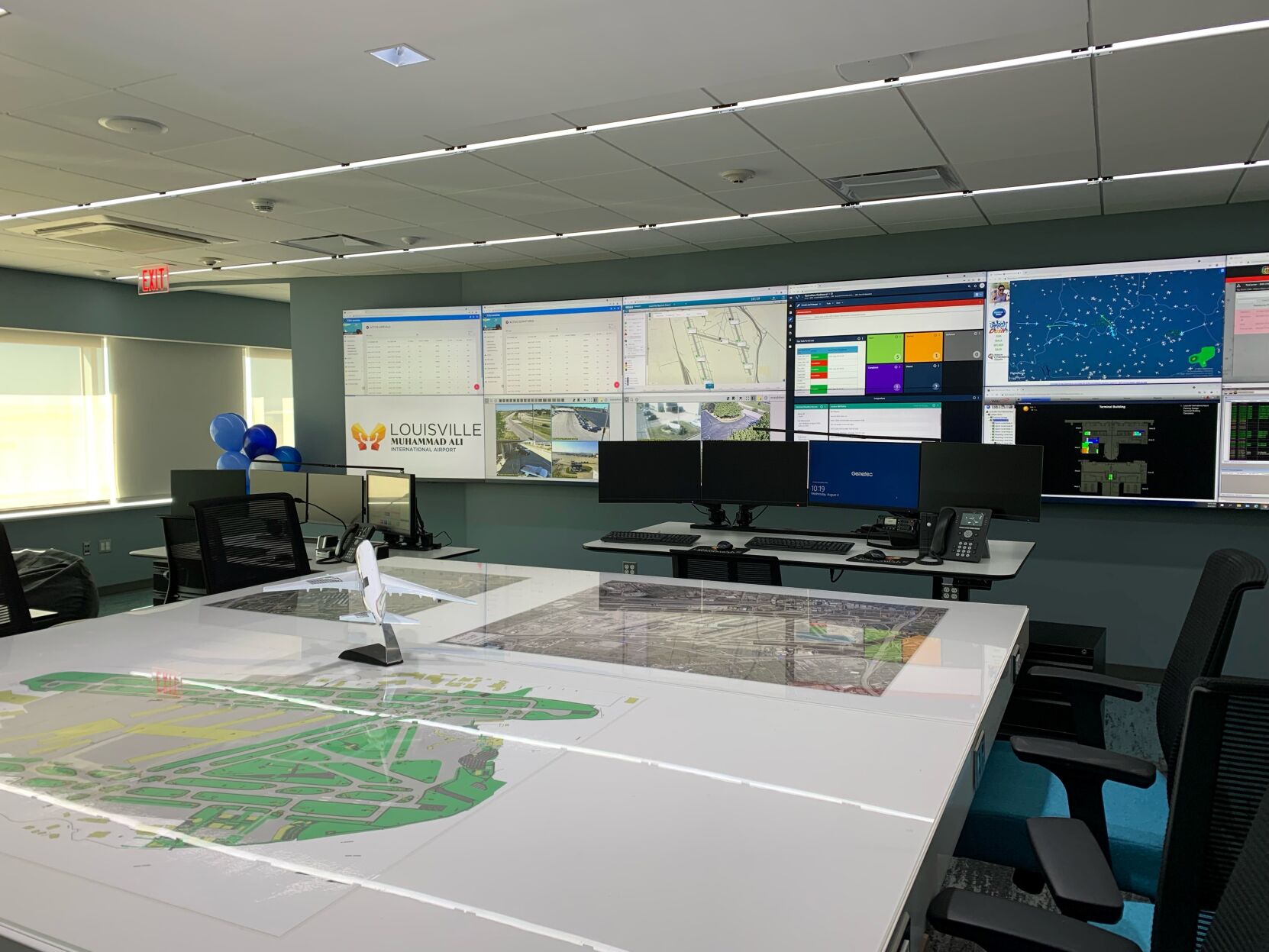 Operations Command Center at the Louisville Muhammad Ali International Airport